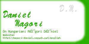 daniel magori business card